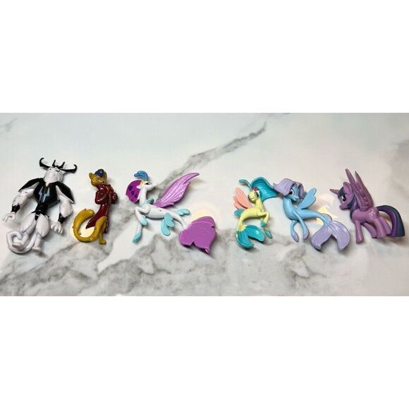 My Little Pony The Movie 2017 Busy Book Replacement 6 Mini Figures Songbird MLP - Picture 1 of 5